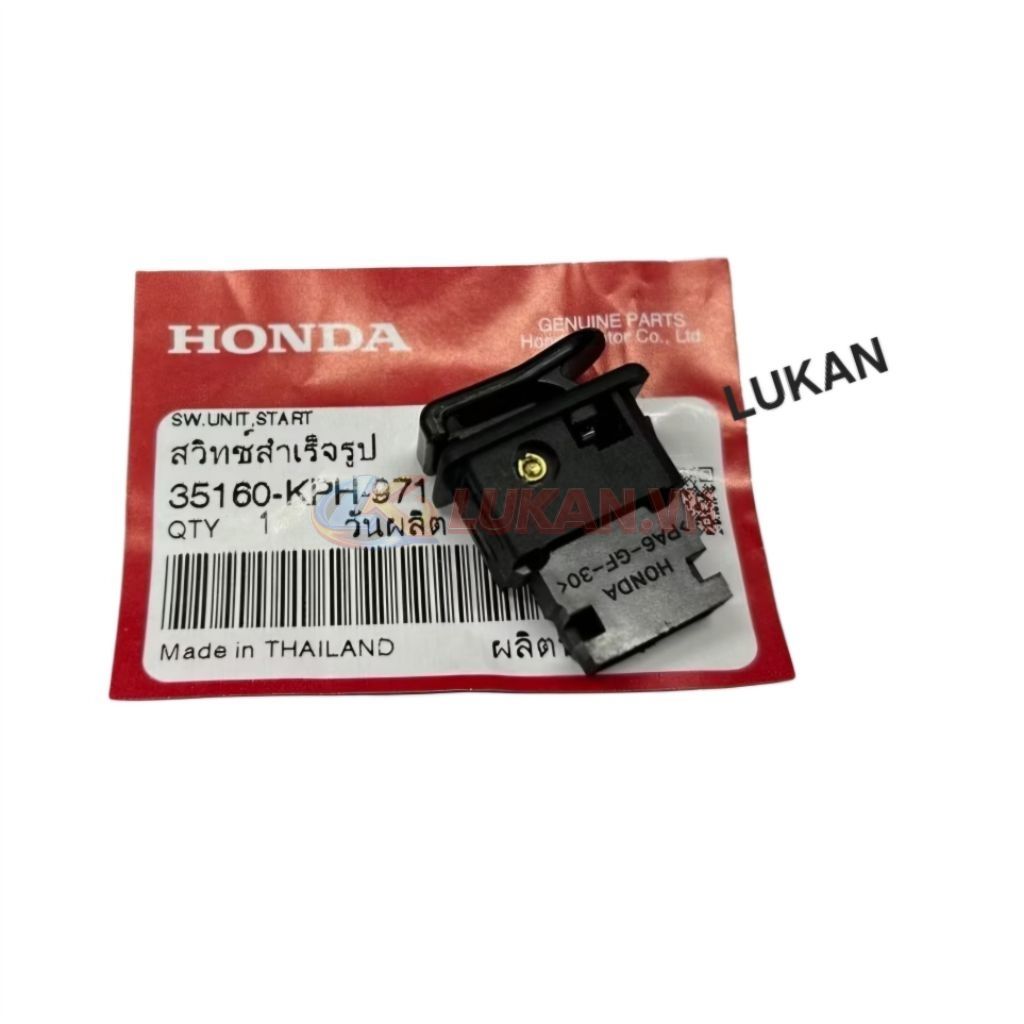 Nút công tắc đề khởi động WAVE A, ALPHA, RS, S100, RSX... zin 35160-KTM-971, 35160-KPH-971, 35160-KVB-851 - Ảnh 5