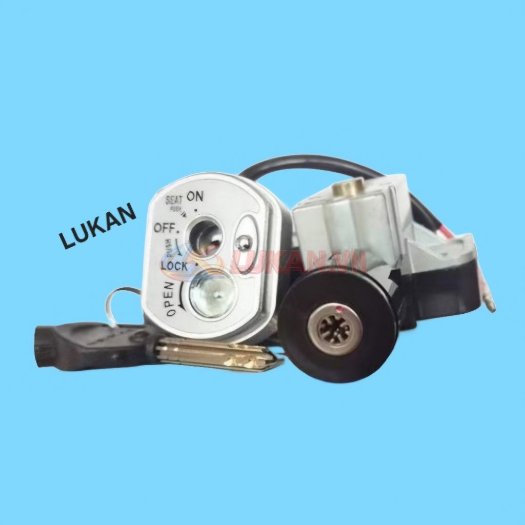 Bộ ổ khóa, công tắc điện 8 cạnh xe FUTURE NEO, X 125... chống đoản 2 dây
