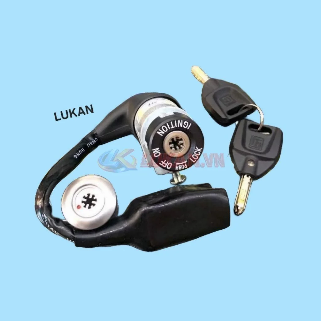 Bộ ổ khóa, công tắc điện 8 cạnh xe DREAM chống đoản - Ảnh 3