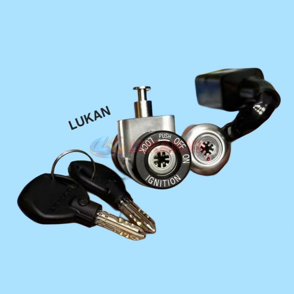 Bộ ổ khóa, công tắc điện 8 cạnh xe DREAM chống đoản - Ảnh 5
