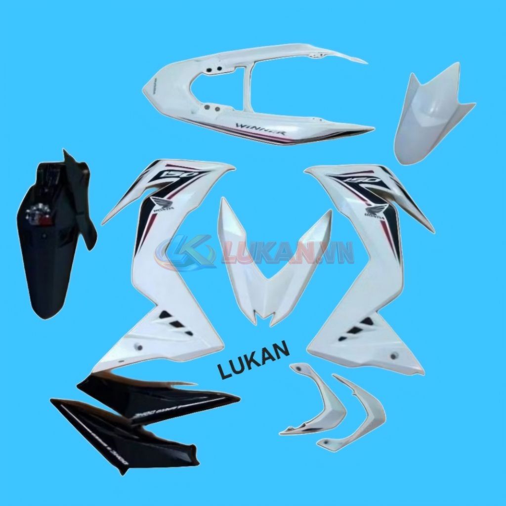 Bộ nhựa dàn áo xe WINNER V1 150 Trắng zin chính hãng