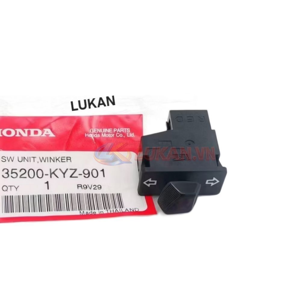 Nút công tắc đèn xi nhan xe WAVE S110, RSX, FUTURE 125.... zin 35200-KYZ-901 - Ảnh 5