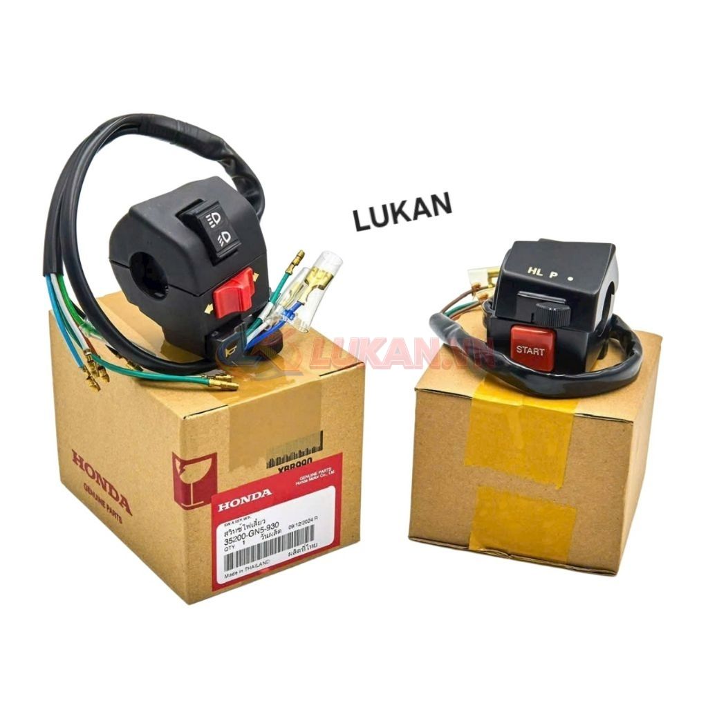 Cặp cùm nút công tắc xe DREAM Thái HLP zin chính hãng - Ảnh 6