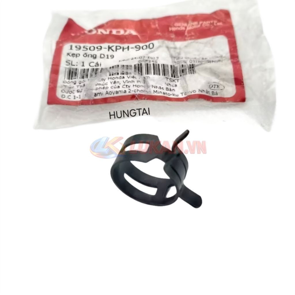 Pass kẹp ống D19 co hơi khí thải FUTURE NEO, WAVE 125... zin 19509-KPH-900 - Ảnh 2