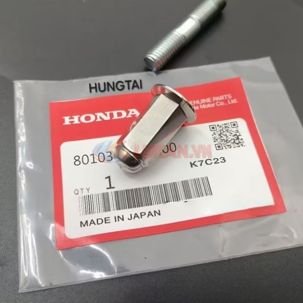 Ốc bầu dài, tán mũ 8mm cổ pô WAVE S110, RSX, FUTURE 125, WINNER....