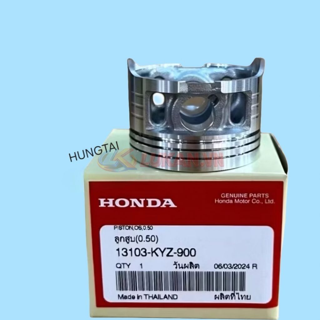 Bộ piston bạc, xéc măng xe FUTURE MẬP, LED, WAVE 125... zin 13012-KYZ-900, 14042-K73-T30 - Ảnh 5