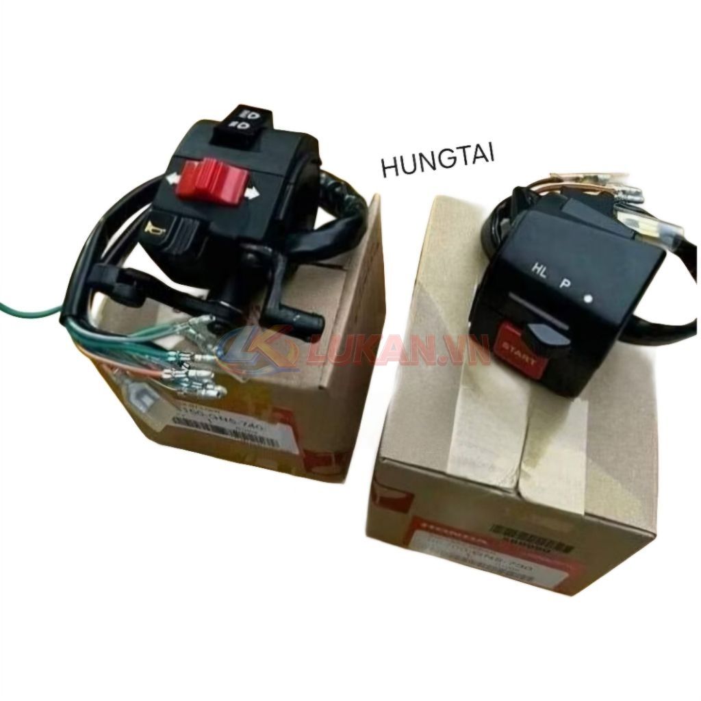 Cặp cùm nút công tắc xe DREAM Thái HLP zin chính hãng - Ảnh 3