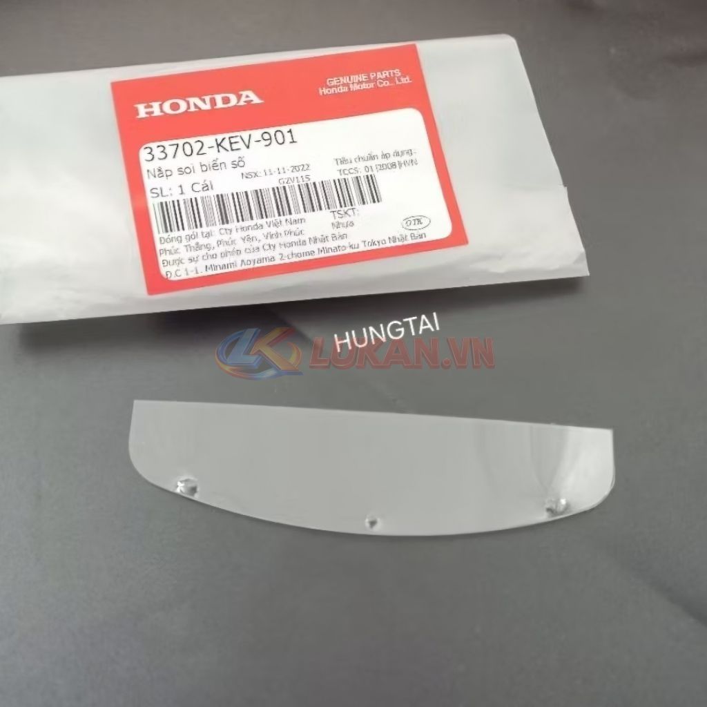 Nắp soi biển số, đèn hậu xe WAVE Thái, ALPHA, ZX... zin Honda 33702-KEV-901 - Ảnh 3