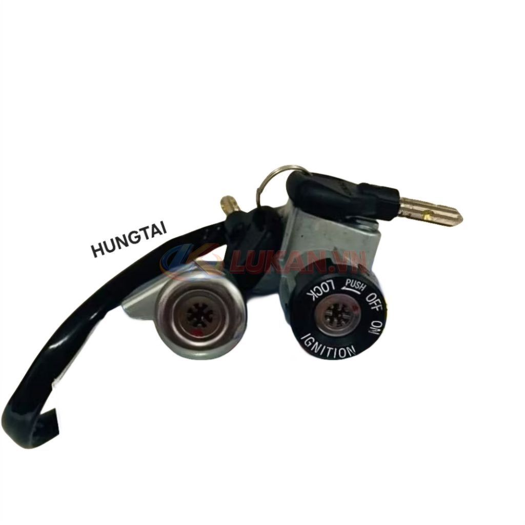 Bộ ổ khóa, công tắc điện 8 cạnh xe WAVE A, ALPHA 100.... chống đoản - Ảnh 4