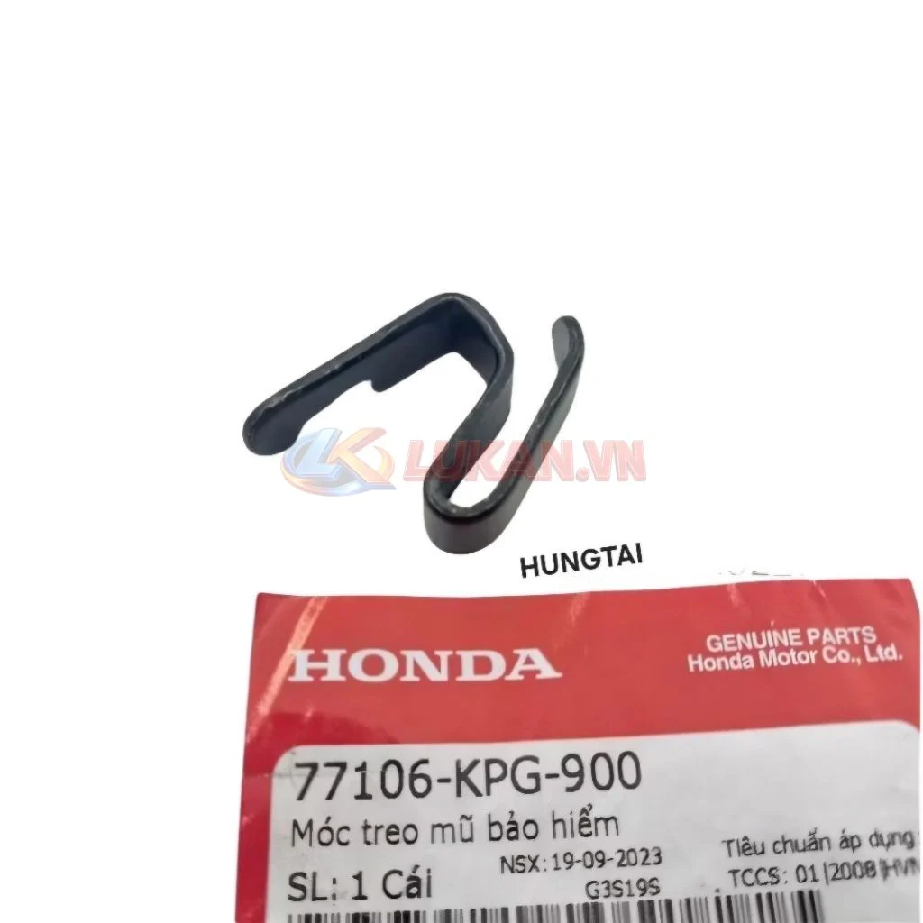 Móc treo nón mũ bảo hiểm, cốp xe FUTURE NEO, X 125... zin 77106-KPG-900