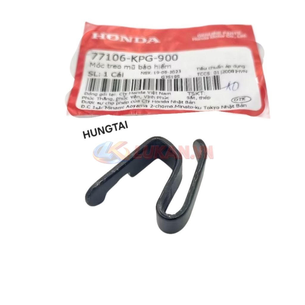 Móc treo nón mũ bảo hiểm, cốp xe FUTURE NEO, X 125... zin 77106-KPG-900 - Ảnh 3