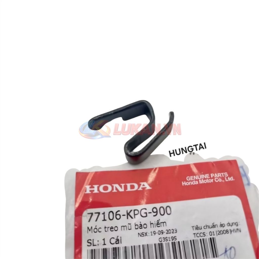 Móc treo nón mũ bảo hiểm, cốp xe FUTURE NEO, X 125... zin 77106-KPG-900 - Ảnh 4