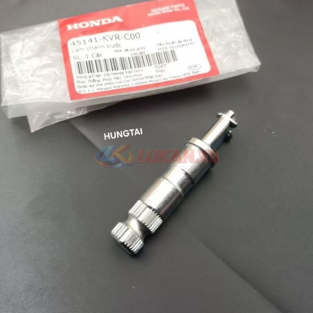 Trục cốt cam má phanh xe WAVE S110, RSX, ALPHA 110... zin 45141-KVR-C00 - Ảnh 2
