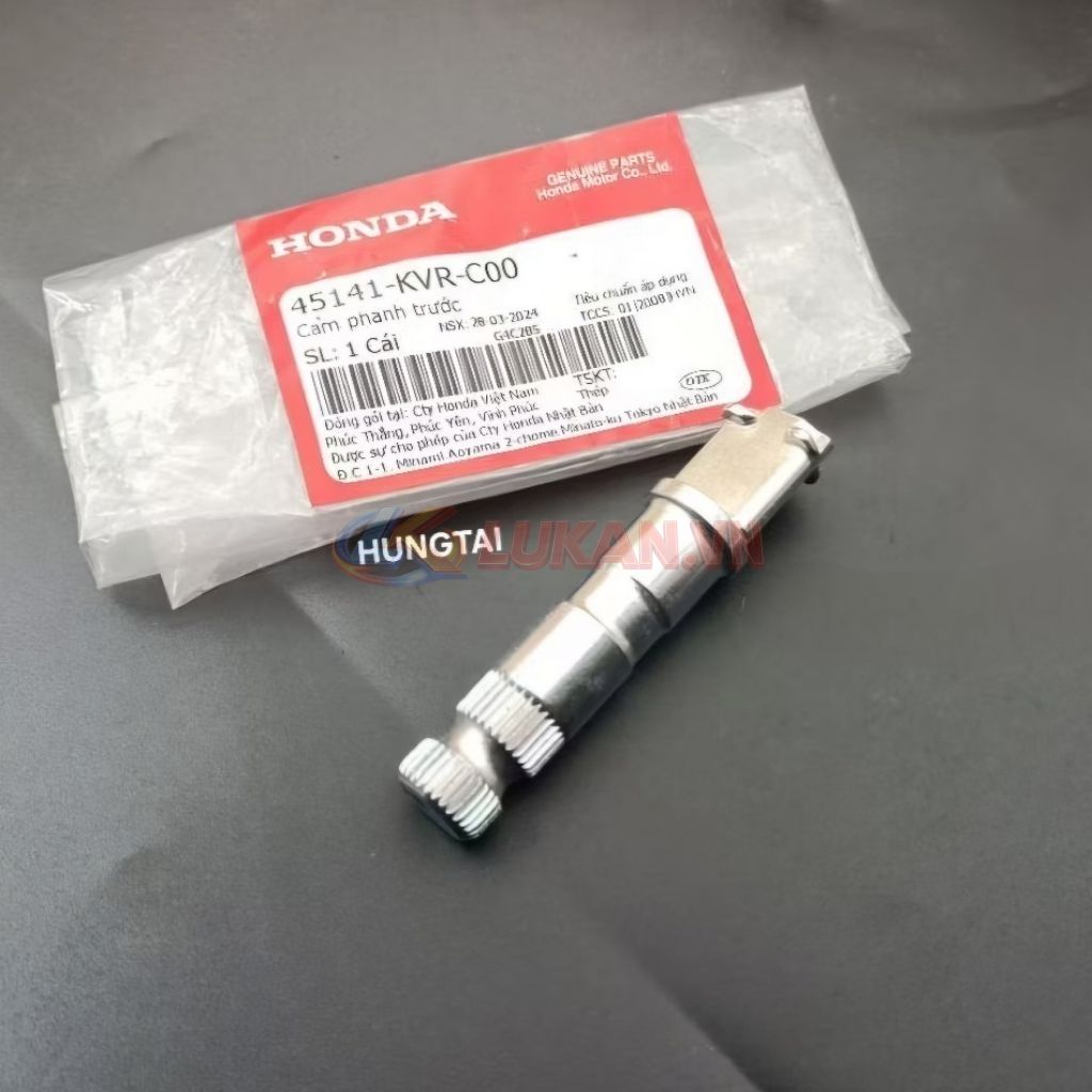 Trục cốt cam má phanh xe WAVE S110, RSX, ALPHA 110... zin 45141-KVR-C00 - Ảnh 3