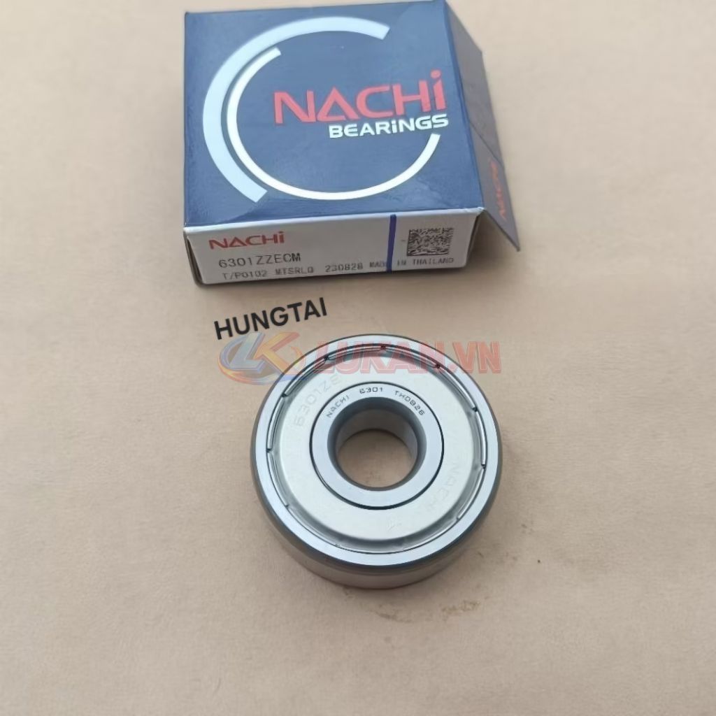 Vòng bi, bạc đạn bánh đùm lốp DREAM, WAVE, FUTURE, WINNER... NACHI 6301 - Ảnh 4