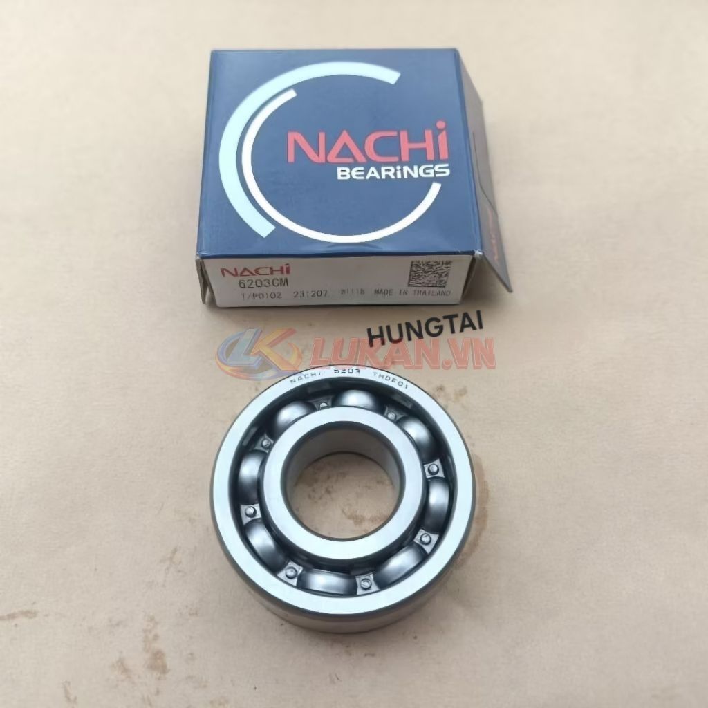 Vòng bi, bạc đạn cốt nhông số DREAM, WAVE, FUTURE... NACHI 6203