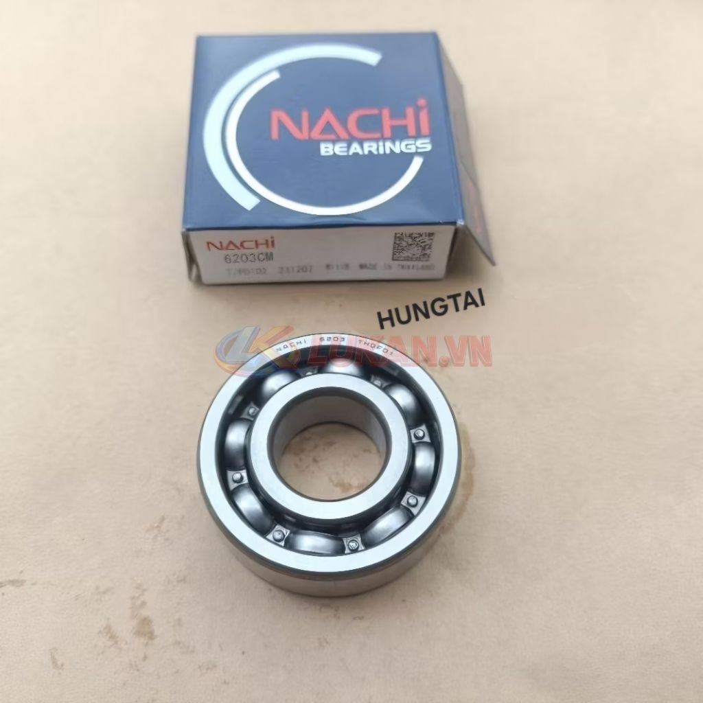 Vòng bi, bạc đạn cốt nhông số DREAM, WAVE, FUTURE... NACHI 6203 - Ảnh 4