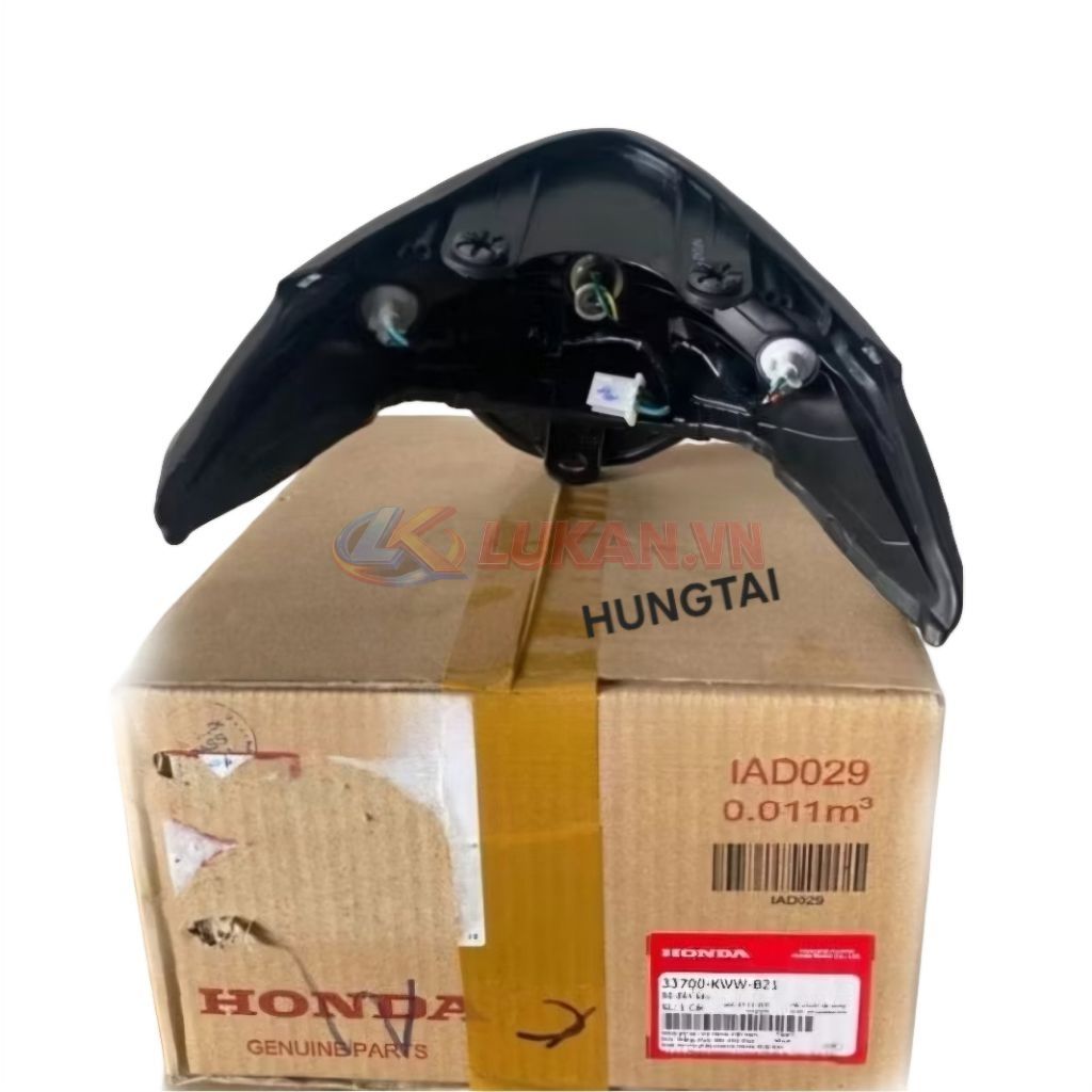 Cụm đuôi đèn hậu, lái stop xe WAVE S110, RS, RSX.... zin chính hãng 33700-KWW-B21 - Ảnh 3