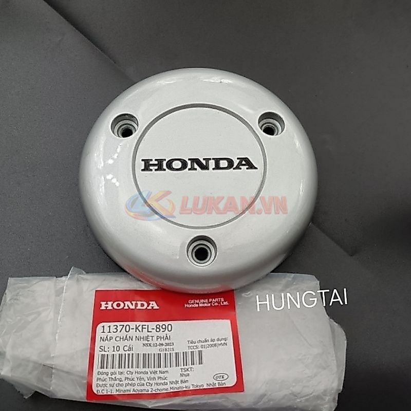 Nắp nhựa ốp lốc nồi trắng xe DREAM 2001, FUTURE, WAVE ALPHA... zin