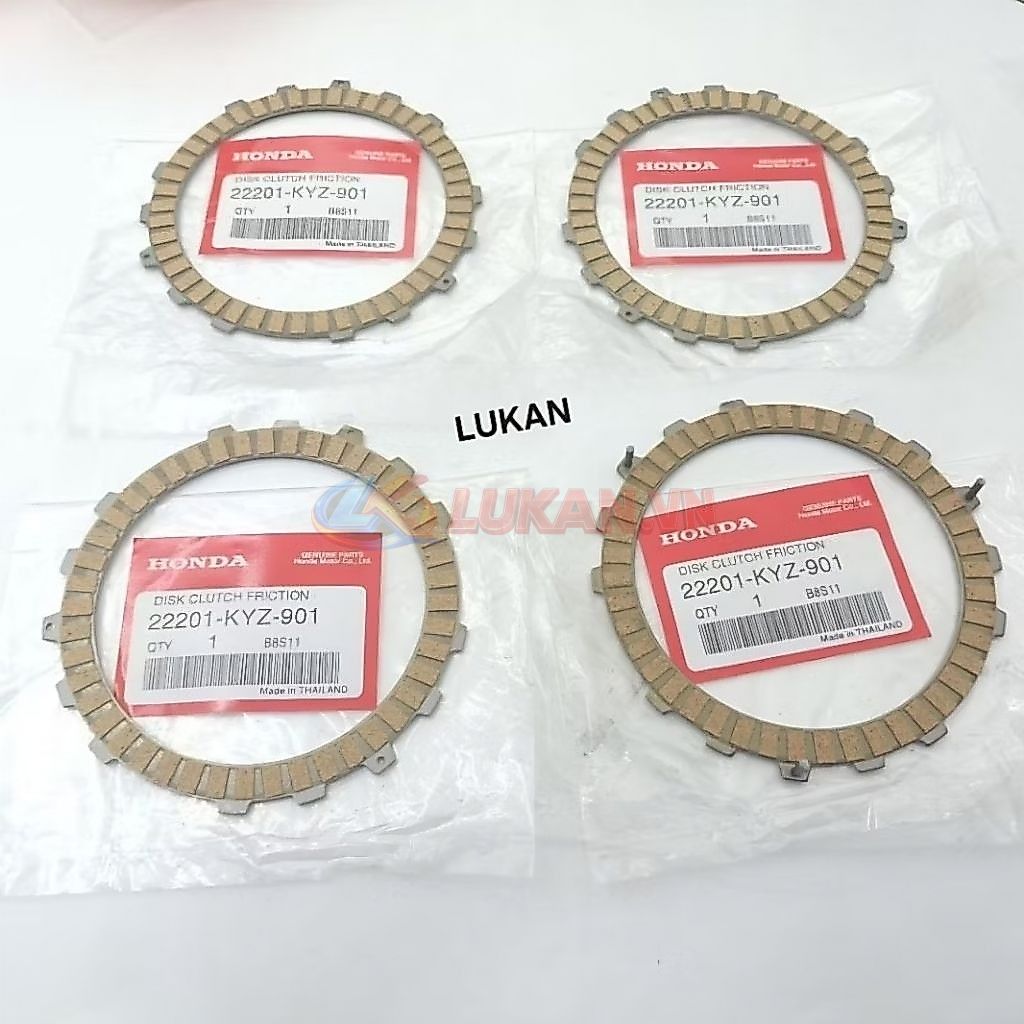 Bộ 4 lá bố nồi côn, ly hợp xe FUTURE MẬP, LED, WAVE 125... zin Honda 22201-KYZ-901