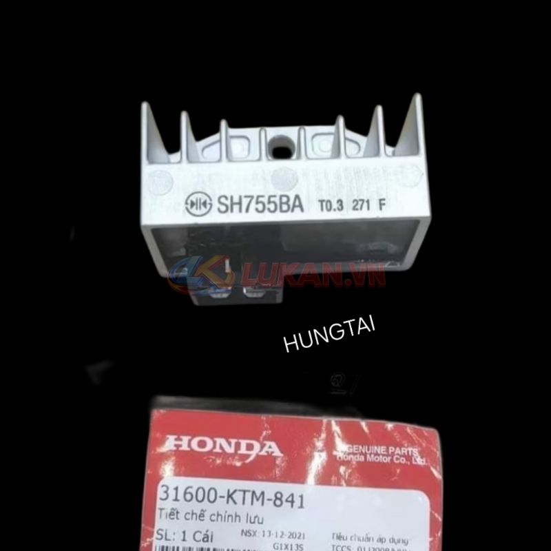 Cục sạc điện xe FUTURE 2, NEO 125 xăng cơ zin Honda 31600-KTM-841 - Ảnh 2