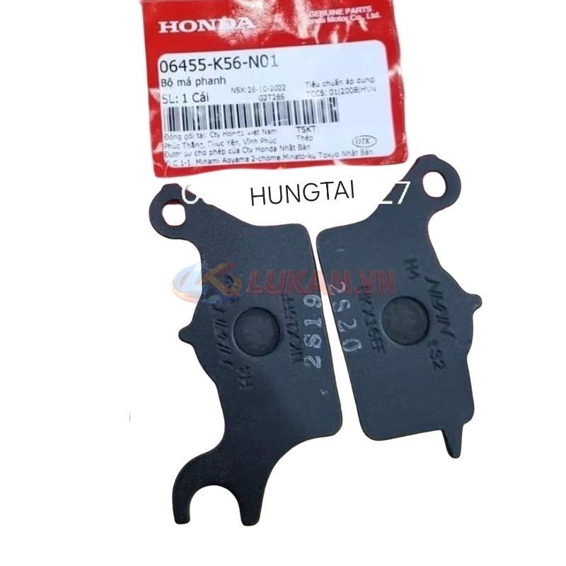 thắng, má phanh đĩa Bố trước WAVE S110, RSX, FUTURE 125, WINNER... zin 06455-K56-N01 - Ảnh 4