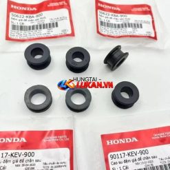 Bộ 6 cao su đùi pass nhôm gác chân WAVE Thái, ALPHA, ZX, FUTURE... zin 90117-KEV-900, 50622-KBA-900