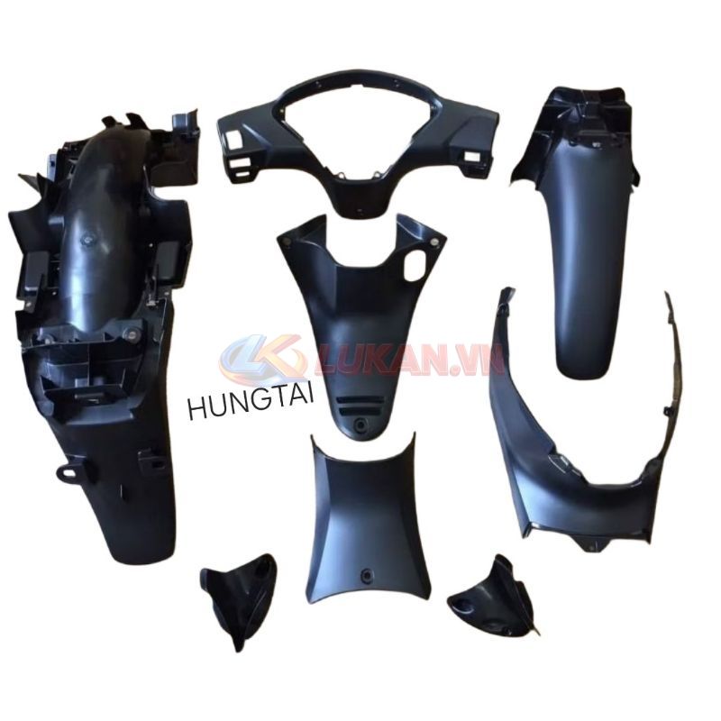 Bộ nhựa nhám đen, dàn áo xe FUTURE NEO 125 zin Honda - Ảnh 2