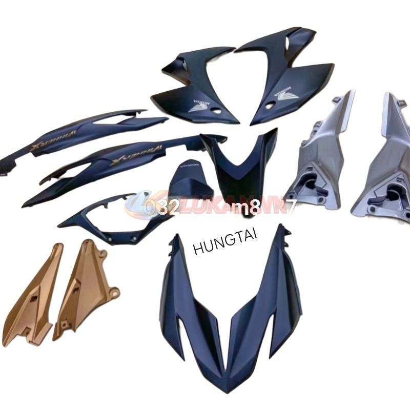 Bộ nhựa dàn áo, võ xe WINNER X 150 Xanh nhám zin Honda - Ảnh 2