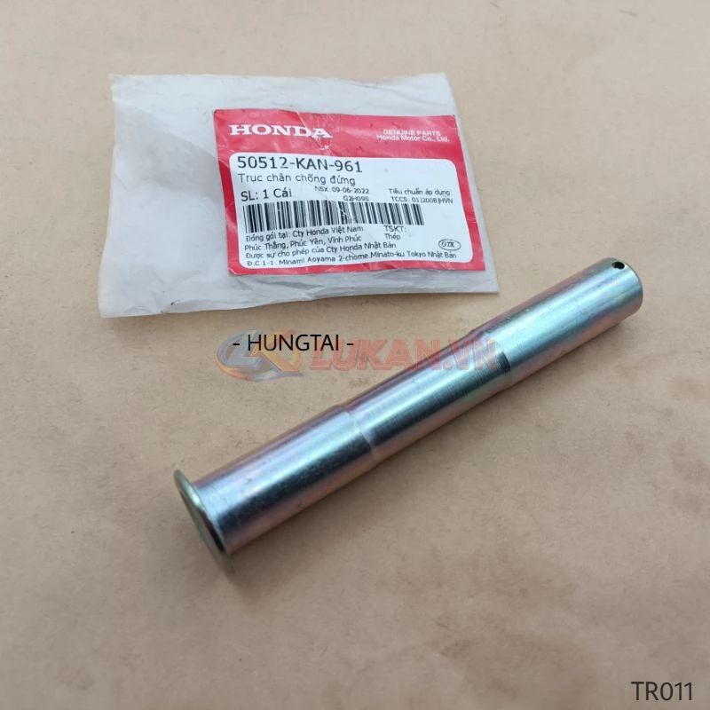 Trục cốt chân chống đứng xe WINNER, SONIC 150.... zin Honda 50512-KAN-961 - Ảnh 2