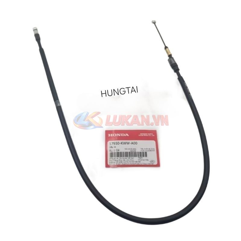 Sợi dây le, kéo e gió bình xăng xe WAVE S110, RSX... zin Honda 17950-KWW-A00 - Ảnh 2