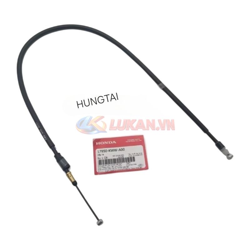 Sợi dây le, kéo e gió bình xăng xe WAVE S110, RSX... zin Honda 17950-KWW-A00 - Ảnh 3