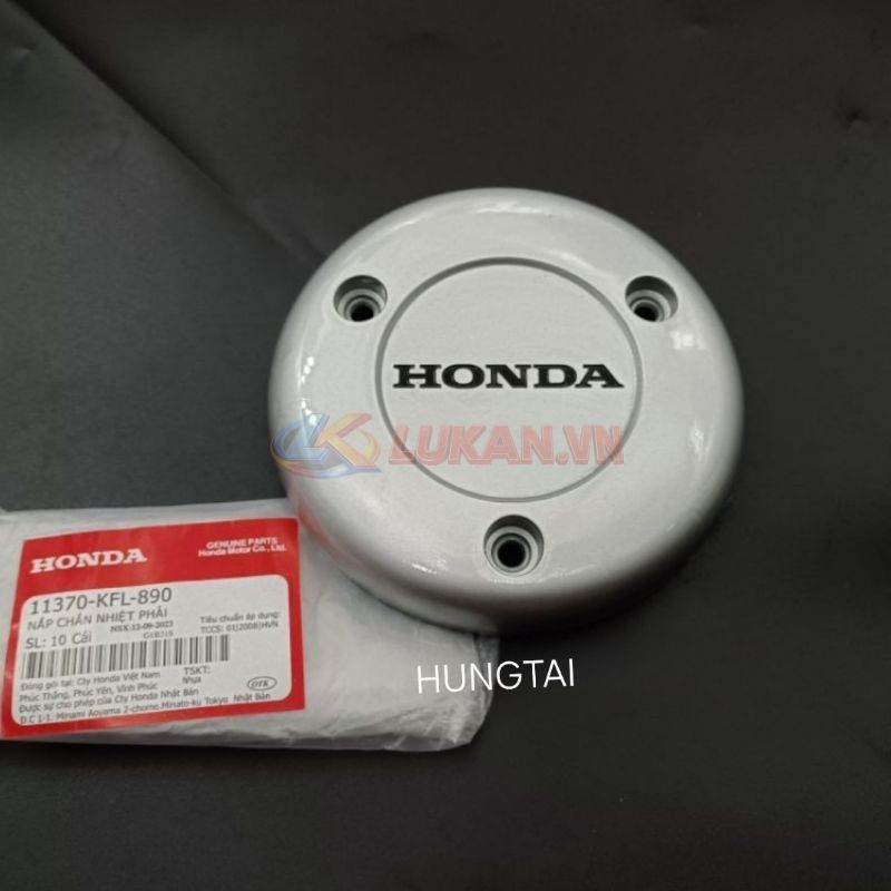 Nắp nhựa ốp lốc nồi trắng xe DREAM 2001, FUTURE, WAVE ALPHA... zin - Ảnh 4