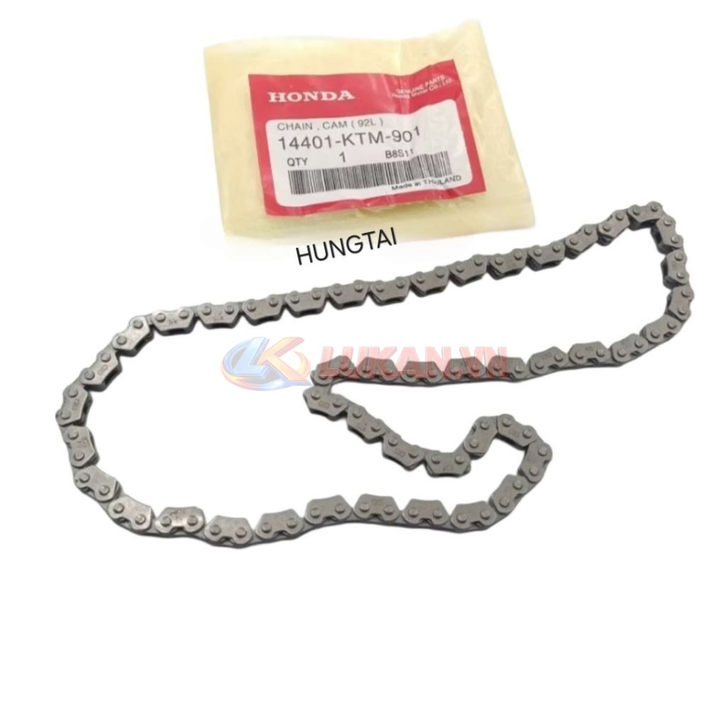 Sợi sên xích cam xe FUTURE 2, NEO, X, WAVE 125... zin Honda Thái 14401-KTM-901 - Ảnh 2