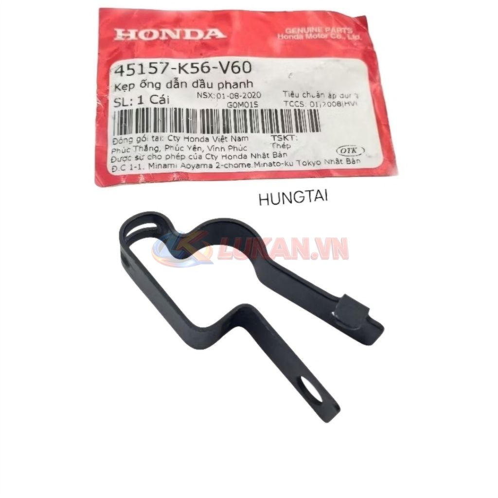 Pass kẹp ống dây dầu phanh xe WINNER 150 zin Honda 45157-K56-V60 - Ảnh 2