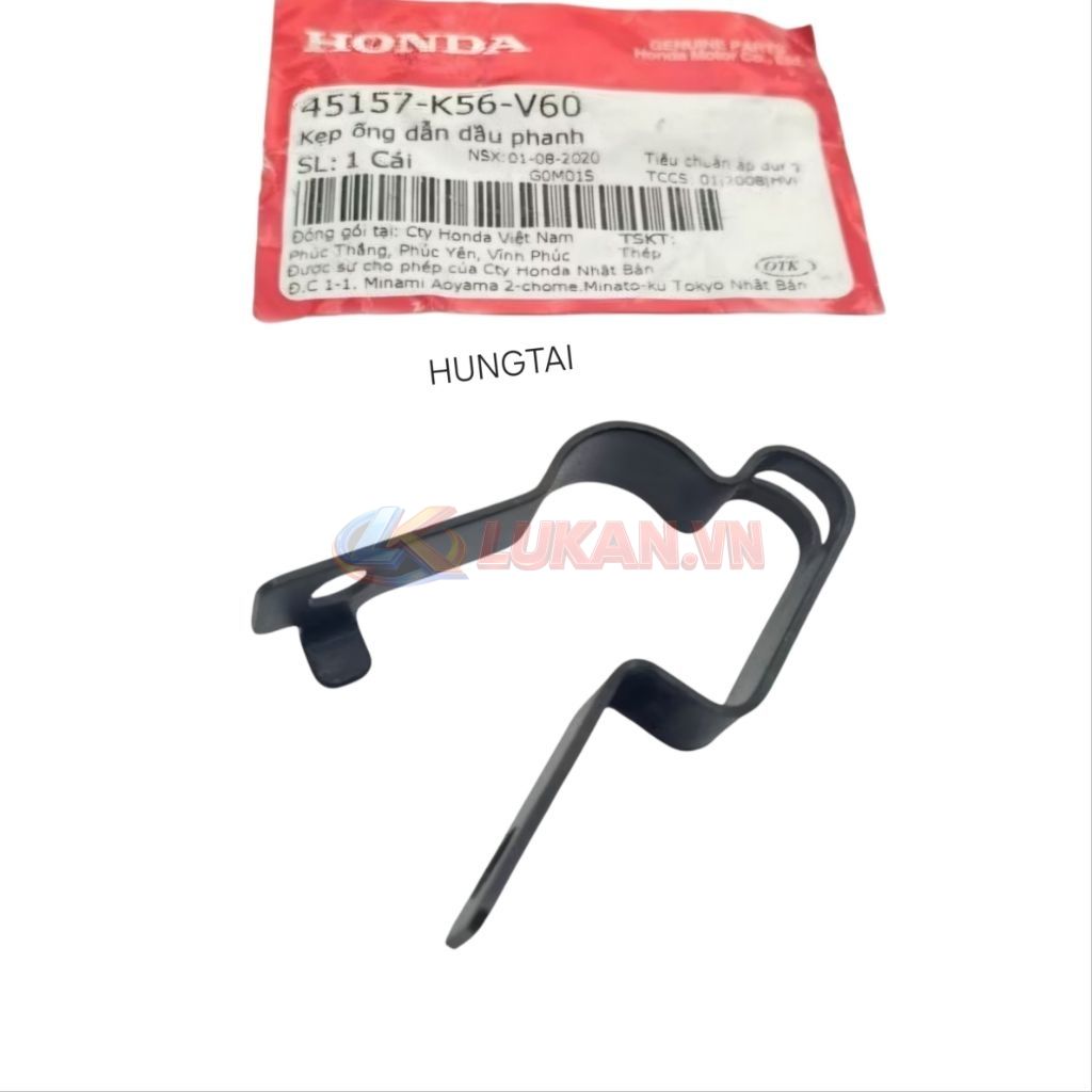 Pass kẹp ống dây dầu phanh xe WINNER 150 zin Honda 45157-K56-V60 - Ảnh 4