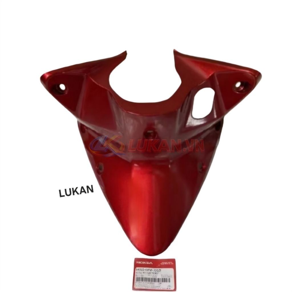 Nhựa ốp yếm khóa, lườn giữa baga WAVE S110, RSX... Đỏ zin Honda - Ảnh 3