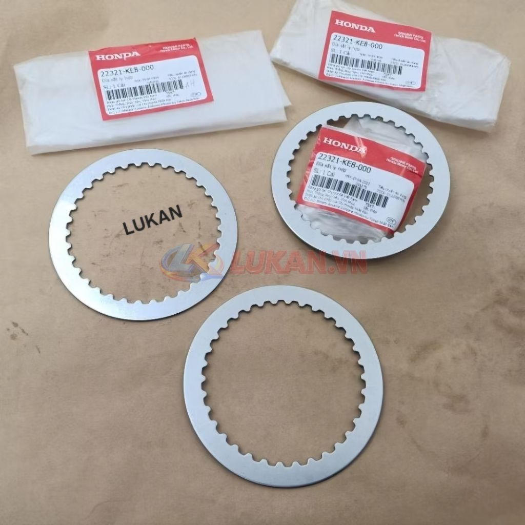 Bộ lá sắt nồi côn, ly hợp FUTURE 2, NEO, LED, WAVE 125... zin 22321-KE8-000 - Ảnh 3