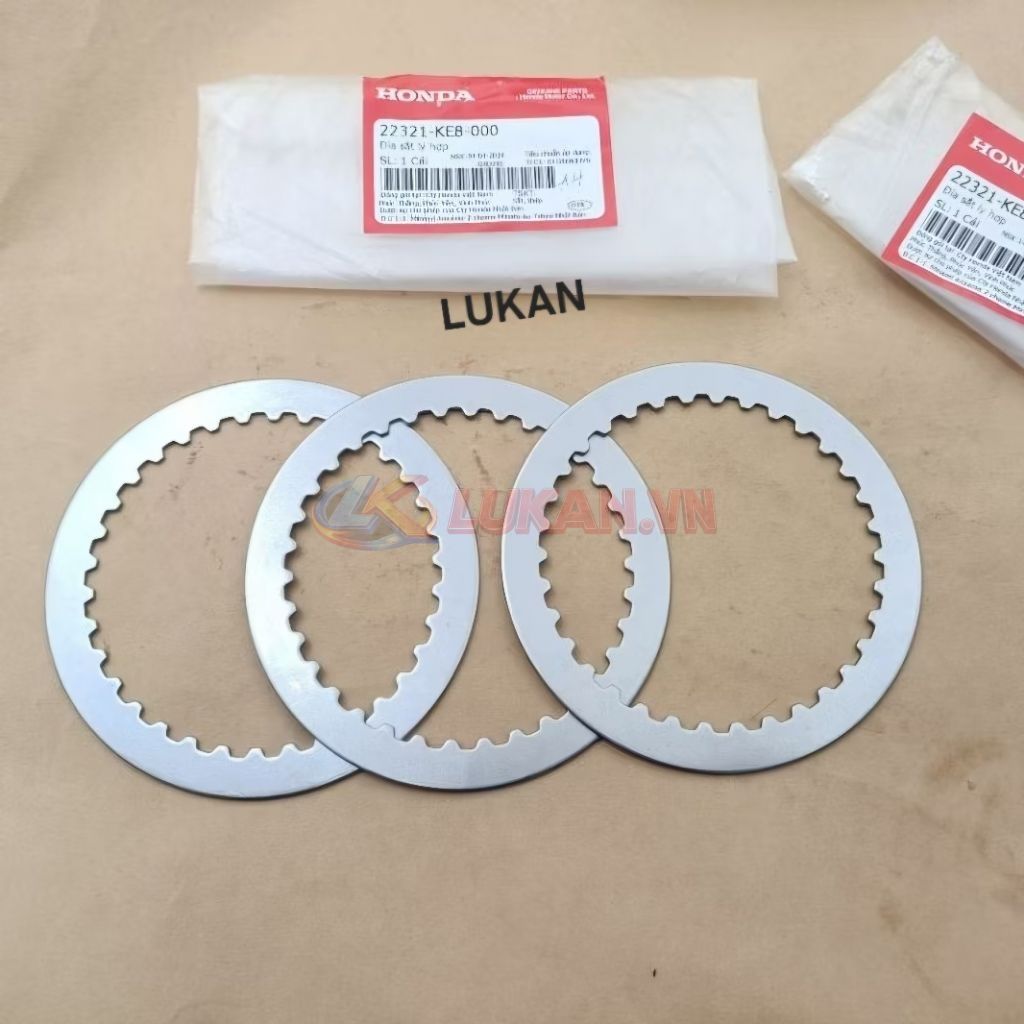Bộ lá sắt nồi côn, ly hợp FUTURE 2, NEO, LED, WAVE 125... zin 22321-KE8-000