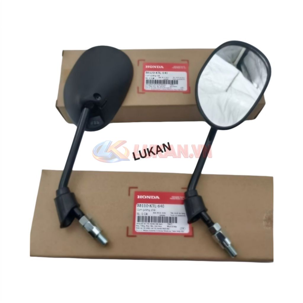 Cặp kính, gương chiếu hậu xe WAVE A, RS, S100, RSX... zin 87120-KTL-640, 88110-KTL-640 - Ảnh 4