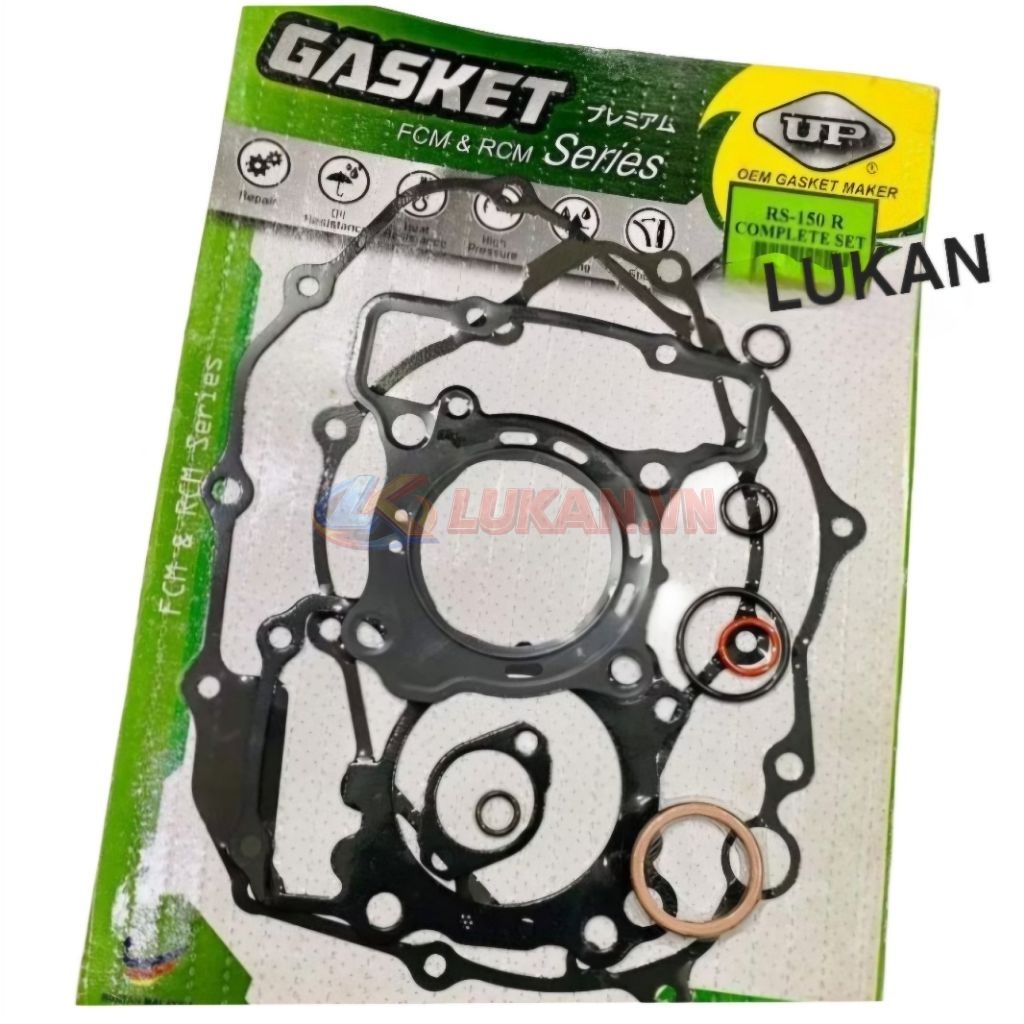 Bộ gioăng, ron sin lốc máy đen xe WINNER, SONIC 150... đầy đủ