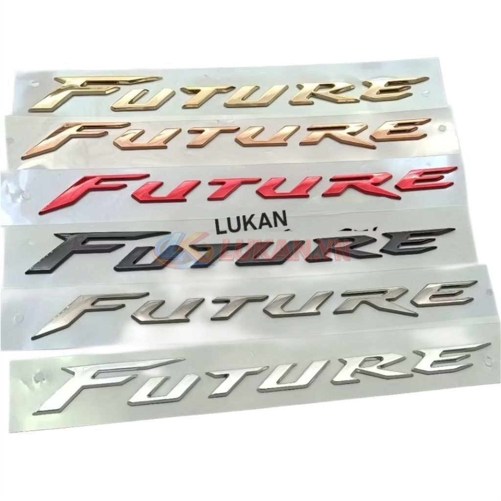 Tem chữ nổi, nhựa ốp sườn xe FUTURE MẬP, LED 125... đủ màu - Ảnh 4