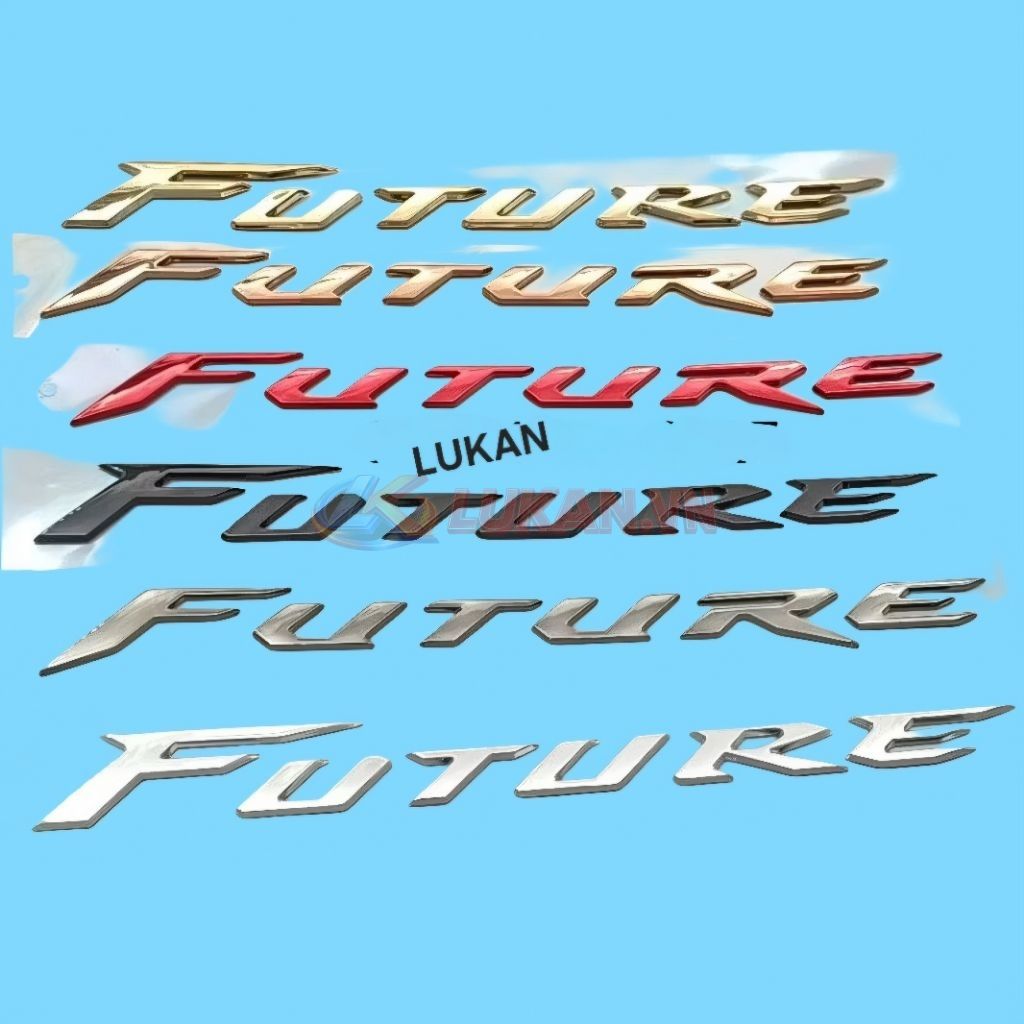 Tem chữ nổi, nhựa ốp sườn xe FUTURE MẬP, LED 125... đủ màu