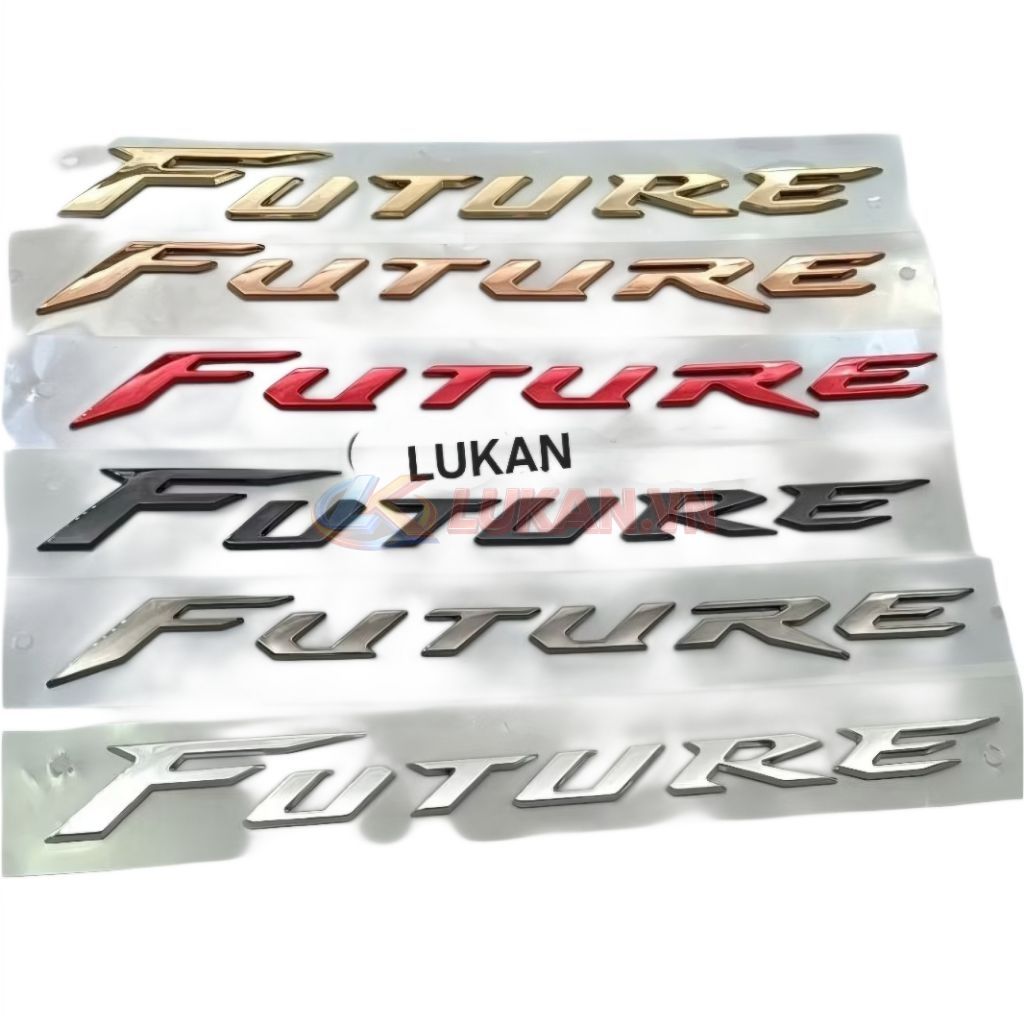 Tem chữ nổi, nhựa ốp sườn xe FUTURE MẬP, LED 125... đủ màu - Ảnh 3