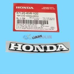 Tem Honda 85mm nhựa mặt nạ trước xe WAVE A, RS, S100, RSX...  zin 87120-KVR-V20