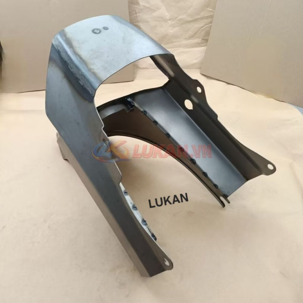 Khung sắt dè đuôi biển số xe DREAM bằng đồng thay thế nhựa - Ảnh 5