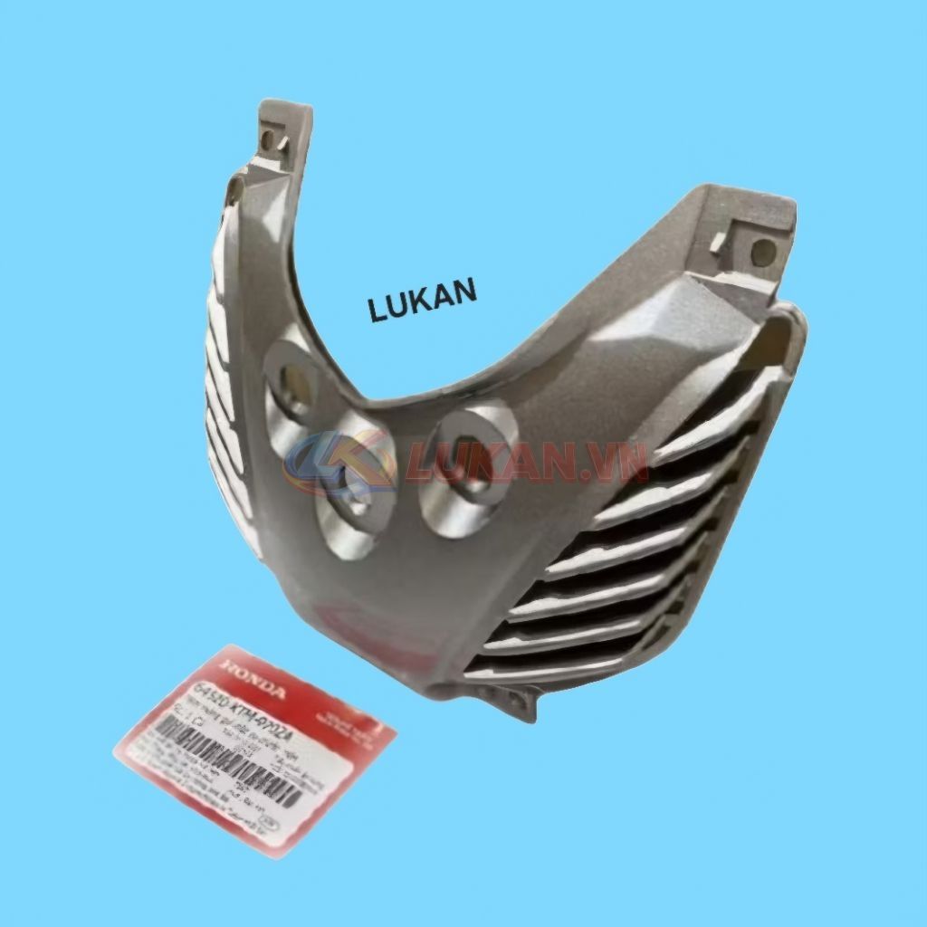 Tấm nhựa thông gió bạc, mặt nạ trước xe FUTURE NEO 125 zin 64520-KTM-970ZA - Ảnh 3