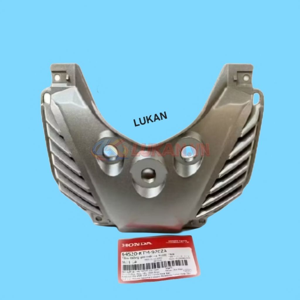 Tấm nhựa thông gió bạc, mặt nạ trước xe FUTURE NEO 125 zin 64520-KTM-970ZA - Ảnh 4