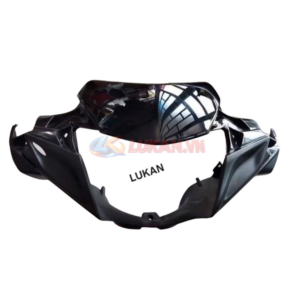 Nhựa ốp đầu đèn trước, chắn gió FUTURE X 125 Đen zin Honda - Ảnh 3