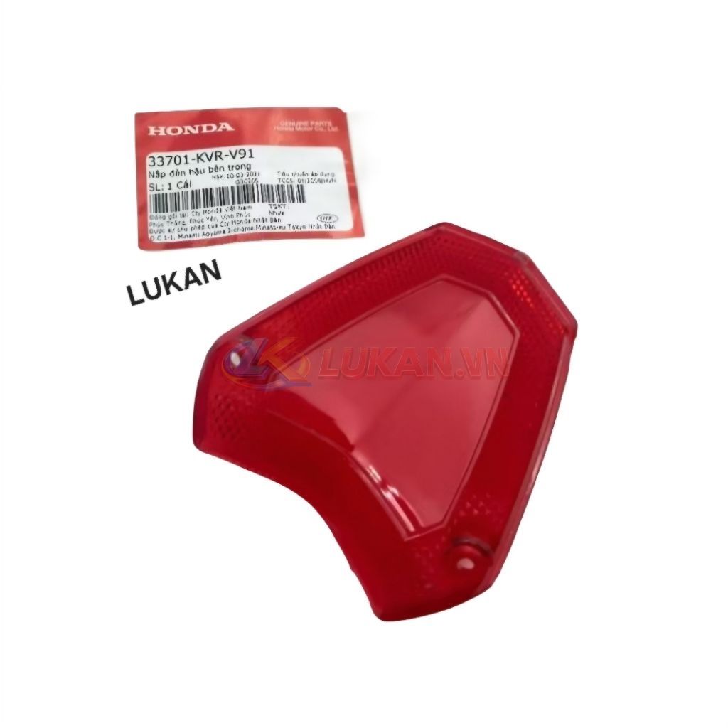 Nắp đỏ, chụp võ đuôi đèn hậu xe WAVE RSX 100 zin Honda 33701-KVR-V91 - Ảnh 2